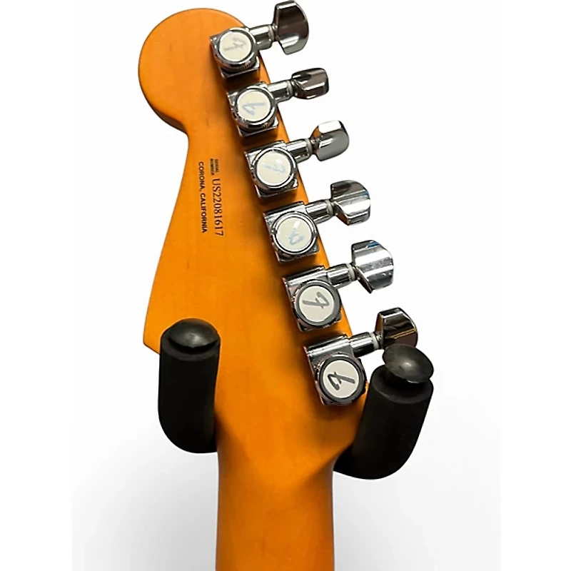 Used Fender American Ultra Stratocaster COBRA BLUE Solid Body Electric Guitar