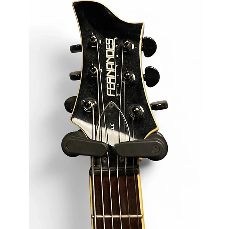 Used Fernandes RAVELLE Black Solid Body Electric Guitar