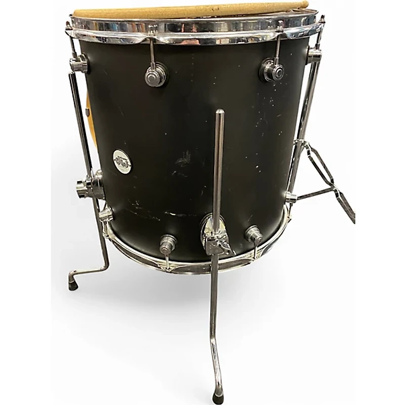 Used DW 3 Piece Design Series Black Drum Kit