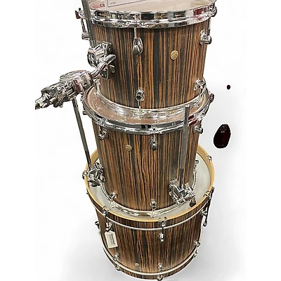 Used Ludwig 3 Piece SIGNET 105 Macassar Ebony Drum Kit