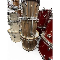 Used Ludwig 3 Piece SIGNET 105 Macassar Ebony Drum Kit