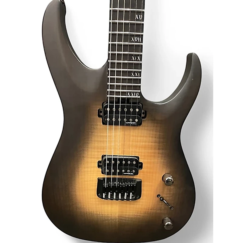 Used Schecter Guitar Research Banchee Mach 6 Ember Burst Solid Body Electric Guitar