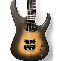 Used Schecter Guitar Research Banchee Mach 6 Ember Burst Solid Body Electric Guitar