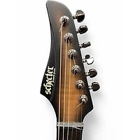 Used Schecter Guitar Research Banchee Mach 6 Ember Burst Solid Body Electric Guitar
