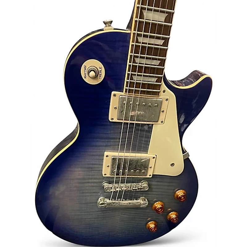 Used Epiphone Les Paul Standard Blue Burst Solid Body Electric Guitar
