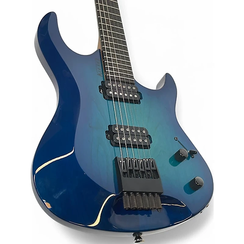 Used Kiesel osiris Blue Burst Solid Body Electric Guitar