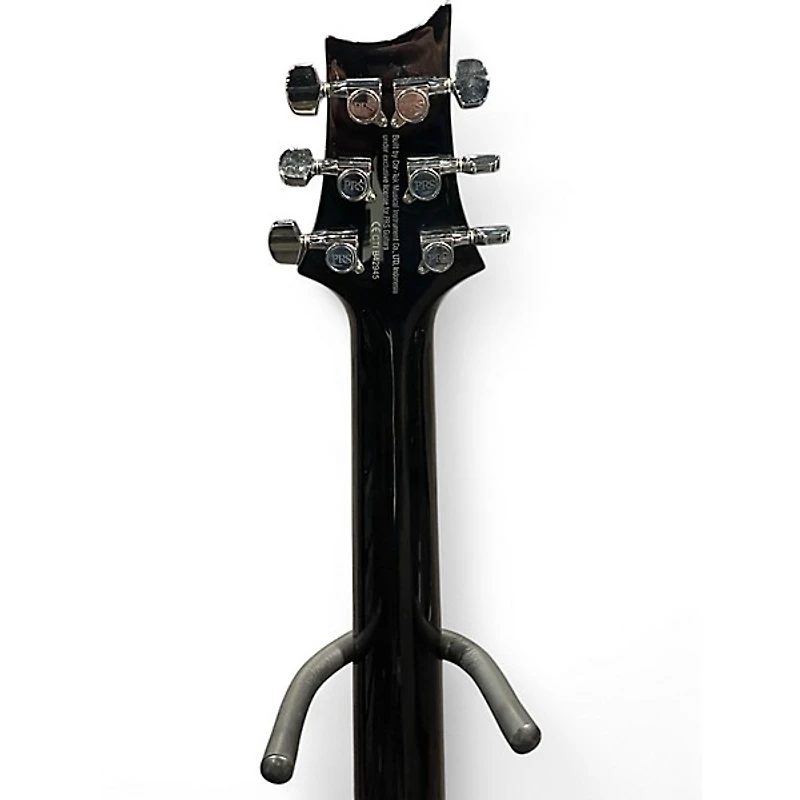 Used PRS SE Custom 22 Semi-Hollowbody Trans Black Hollow Body Electric Guitar