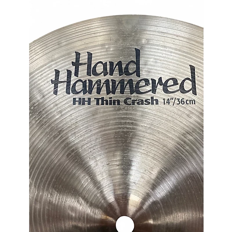 Used SABIAN 14in HH Thin Crash Brilliant Cymbal
