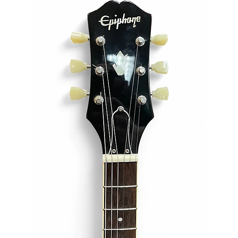 Used Epiphone ES335 2 Tone Sunburst Hollow Body Electric Guitar