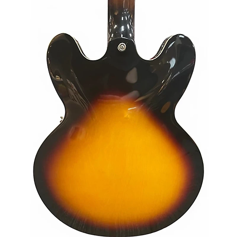 Used Epiphone ES335 2 Tone Sunburst Hollow Body Electric Guitar