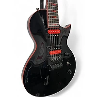 Used Kramer Assault Black and Red Solid Body Electric Guitar