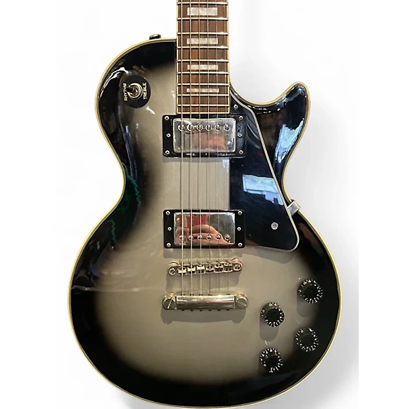 Used Epiphone Les Paul Custom Pro Silverburst Solid Body Electric Guitar