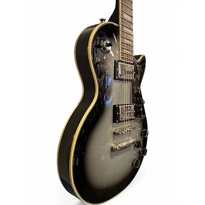 Used Epiphone Les Paul Custom Pro Silverburst Solid Body Electric Guitar