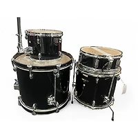 Used Sound Percussion Labs 4 Piece Drum Kit Black Drum Kit
