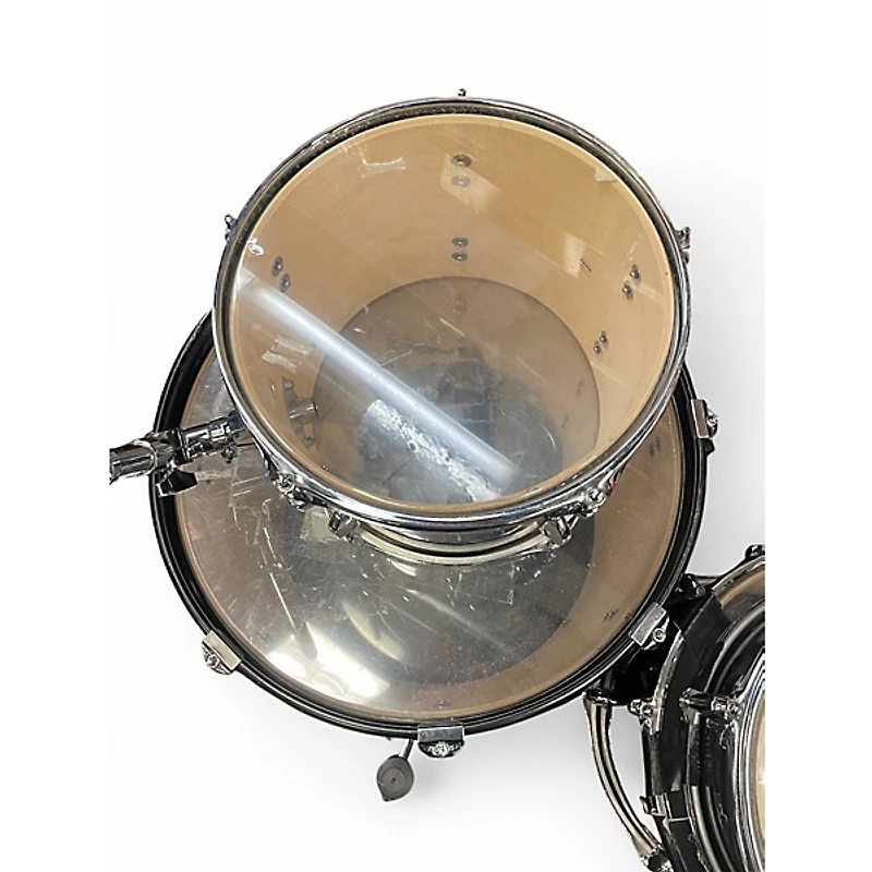 Used Sound Percussion Labs 4 Piece Drum Kit Black Drum Kit