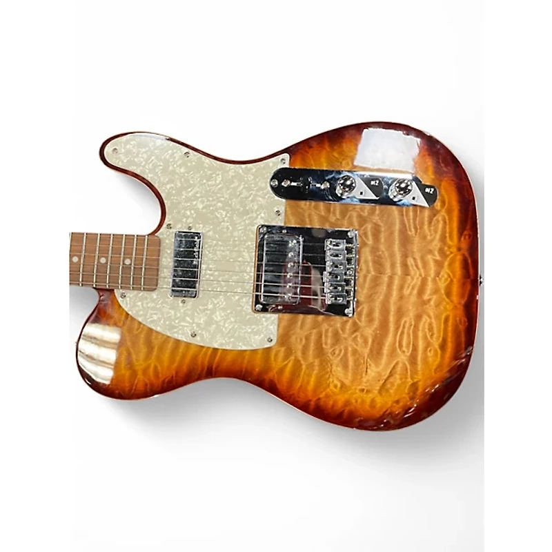 Used Michael Kelly MK55SCEPRO Caramel Burst Solid Body Electric Guitar