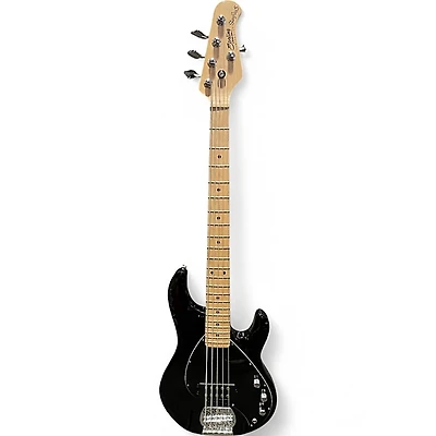 Used Sterling by Music Man STINGRAY 5 Black Electric Bass Guitar