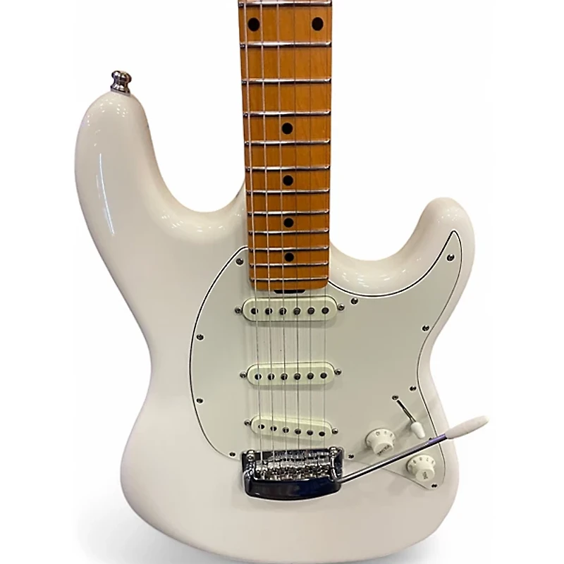 Used Ernie Ball Music Man Cutlass White Solid Body Electric Guitar