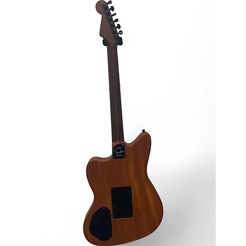 Used Fender acoustasonic jazzmaster bourbon burst Acoustic Electric Guitar