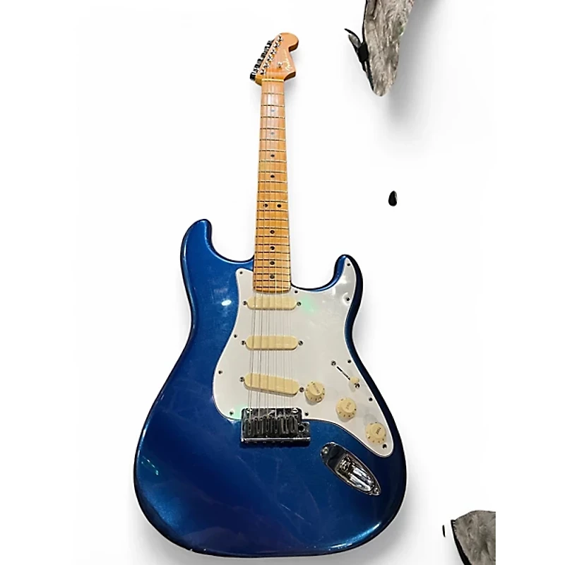 Used Fender American Ultra Stratocaster BLUE Solid Body Electric Guitar