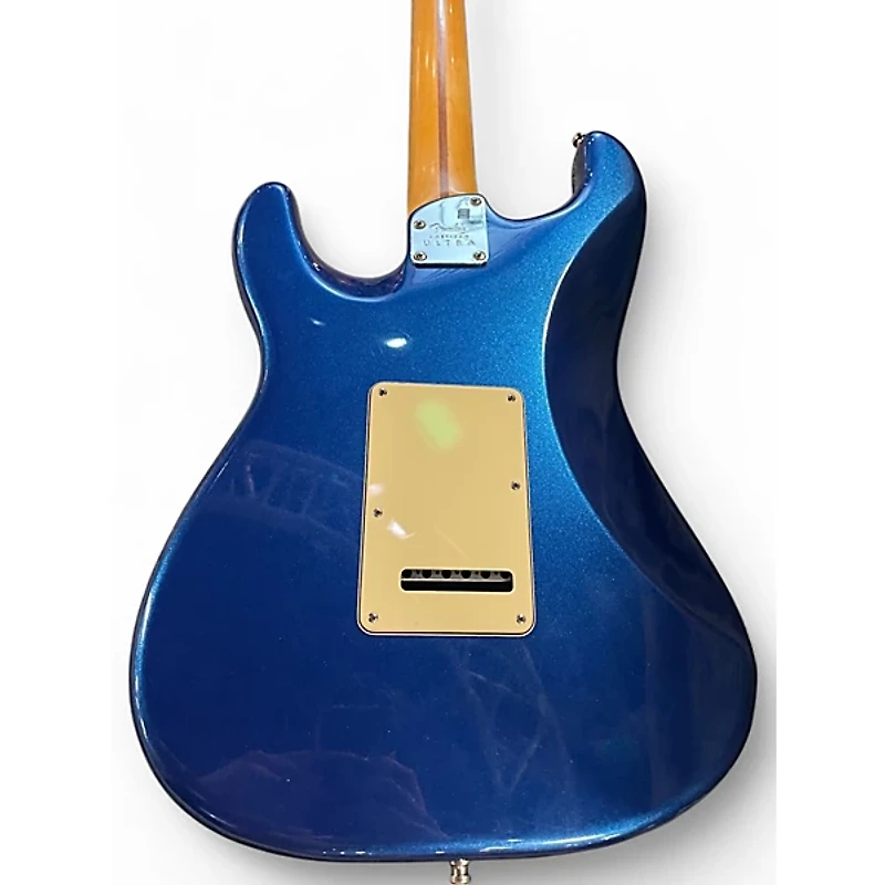 Used Fender American Ultra Stratocaster BLUE Solid Body Electric Guitar