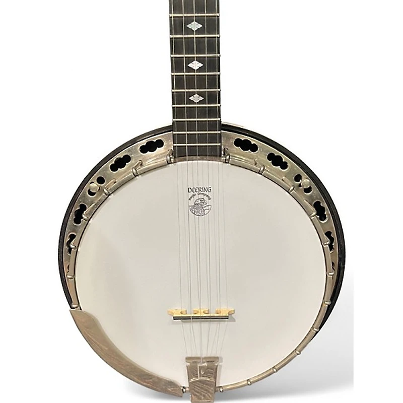 Used Deering Deluxe 5-String Natural Banjo