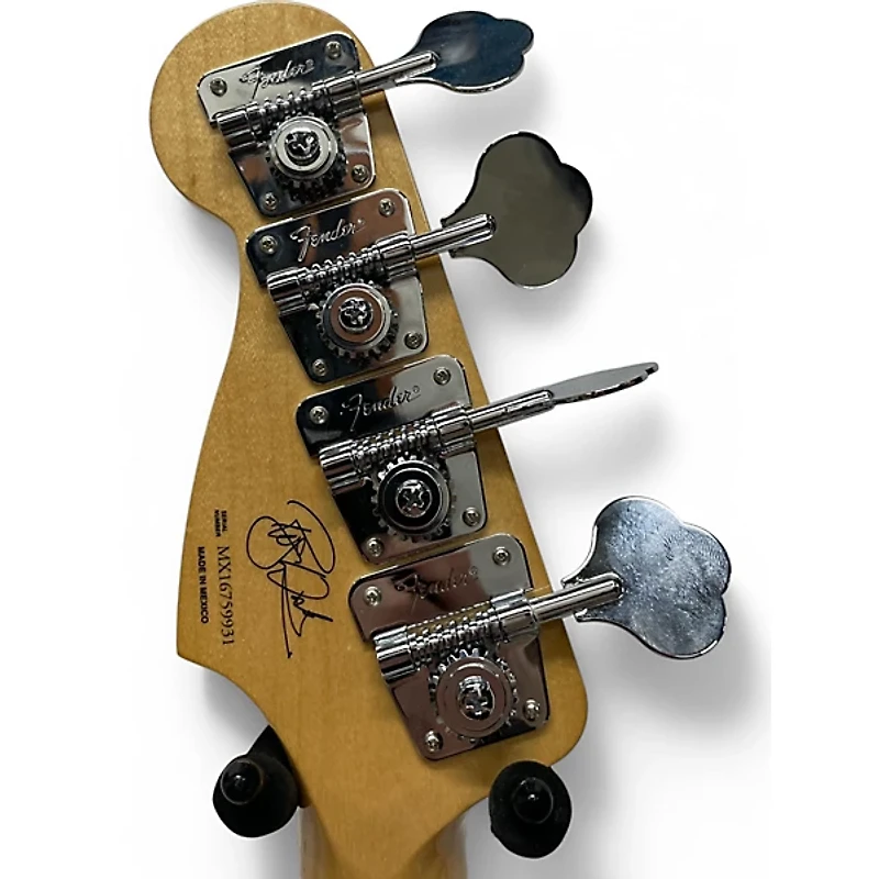 Used Fender Roger Waters Signature Precision Bass Black Electric Bass Guitar