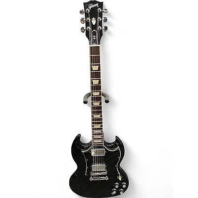 Used Gibson SG Standard Black Solid Body Electric Guitar
