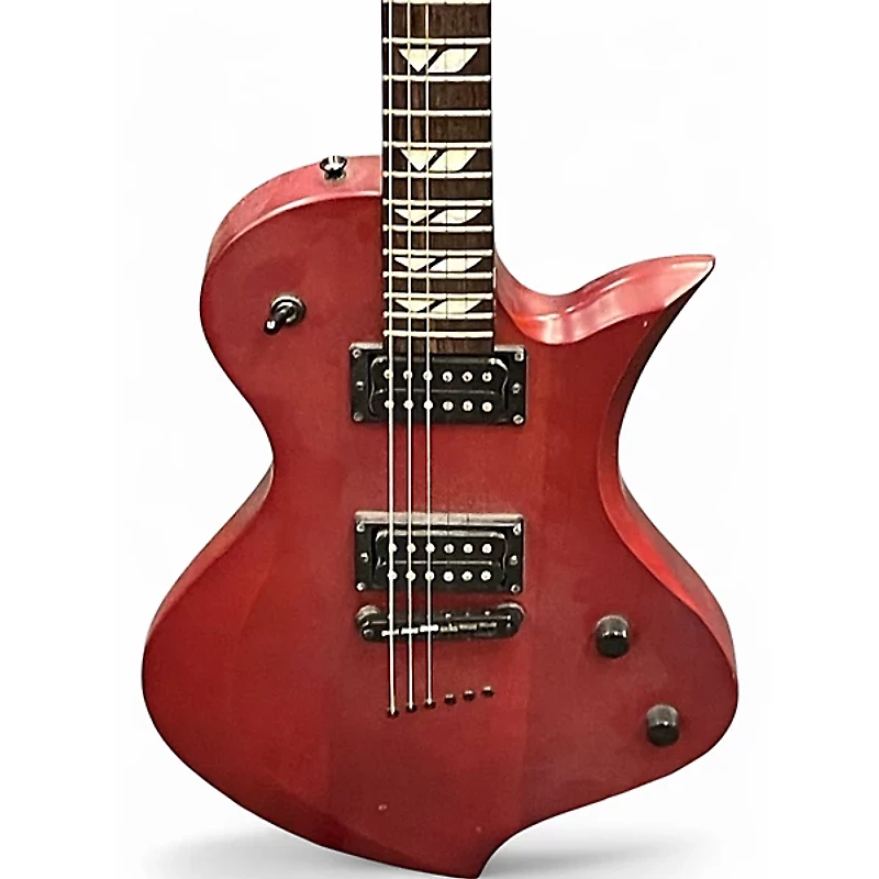 Used Fernandes Ravelle Wine Red Solid Body Electric Guitar
