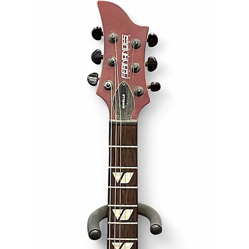 Used Fernandes Ravelle Wine Red Solid Body Electric Guitar
