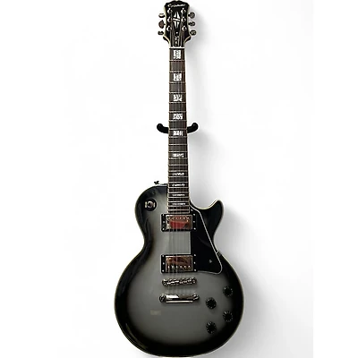 Used Epiphone Les Paul Custom Silverburst Solid Body Electric Guitar