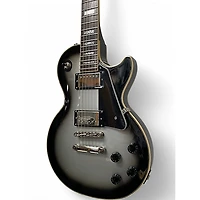 Used Epiphone Les Paul Custom Silverburst Solid Body Electric Guitar