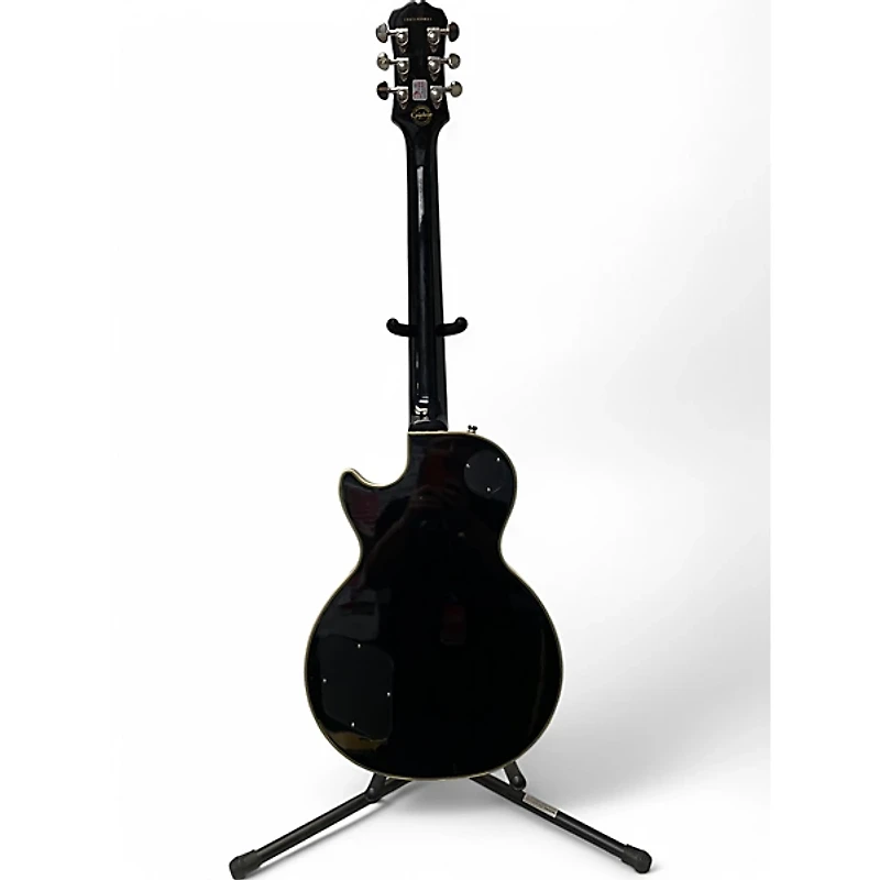 Used Epiphone Les Paul Custom Silverburst Solid Body Electric Guitar