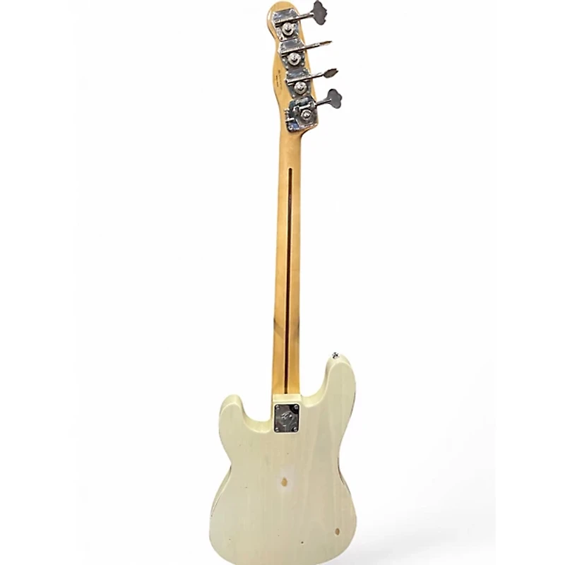 Used Fender Mike Dirnt Road Worn Precision Bass WHITE Electric Bass Guitar