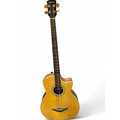 Used Hohner EAB65 Natural Acoustic Bass Guitar