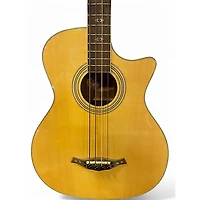 Used Hohner EAB65 Natural Acoustic Bass Guitar