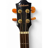 Used Hohner EAB65 Natural Acoustic Bass Guitar