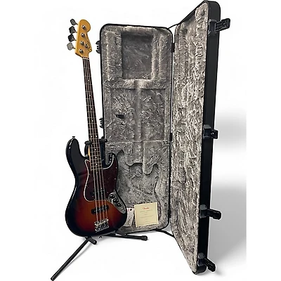 Used Fender American Professional II Jazz Bass 3 Color Sunburst Electric Bass Guitar