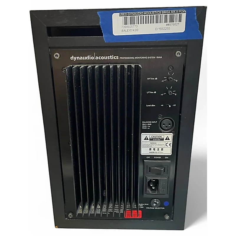 Used Dynaudio Acoustics BM6A MK II Powered Monitor