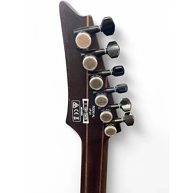 Used Ibanez rgd61al stained sapphire blue burst Solid Body Electric Guitar