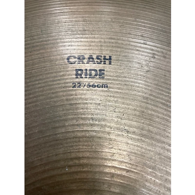 Used Zildjian 22in Crash Ride Cymbal