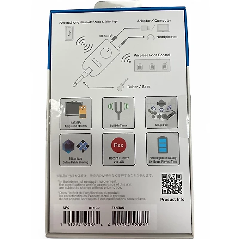 Used BOSS KATANA GO Battery Powered Amp