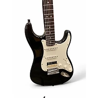 Used Donner SEEKER SERIES Black and White Solid Body Electric Guitar