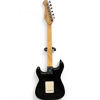 Used Donner SEEKER SERIES Black and White Solid Body Electric Guitar