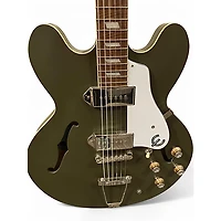 Used Epiphone Casino Olive Drab Hollow Body Electric Guitar