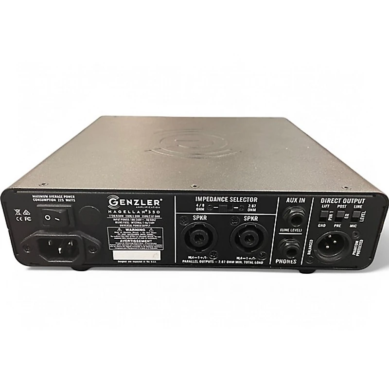 Used Genzler Amplification Magellan 350 Bass Amp Head