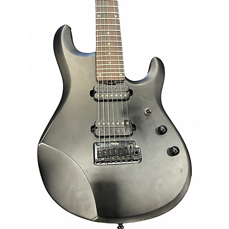 Used Sterling by Music Man John Petrucci JP157 7 String Black Solid Body Electric Guitar