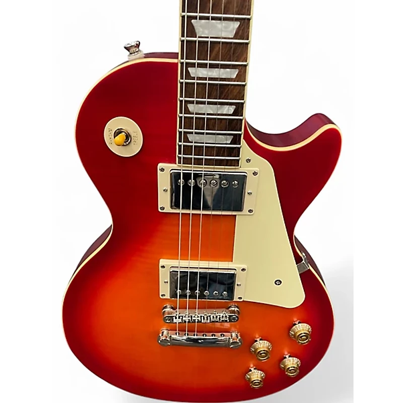 Used Epiphone 1959 Reissue Les Paul Standard Aged Dark Cherry Burst Solid Body Electric Guitar