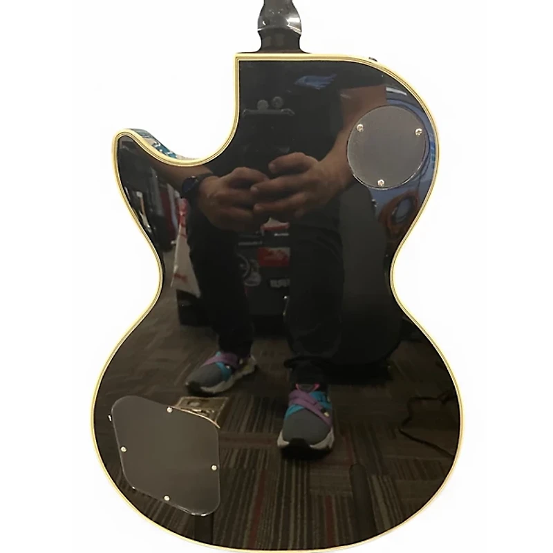 Used Epiphone Les Paul Custom Silver Burst Solid Body Electric Guitar