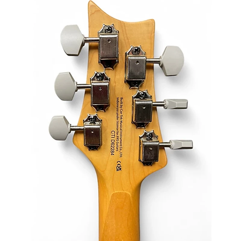 Used PRS SE Silver Sky Moon White Solid Body Electric Guitar